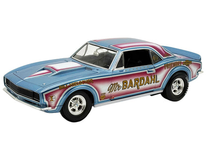 1967 Chevrolet Camaro "Mr. Bardahl Drag Car" Blue Metallic with Red and White Graphics Limited Edition to 312 pieces Worldwide 1/18 Diecast Model Car