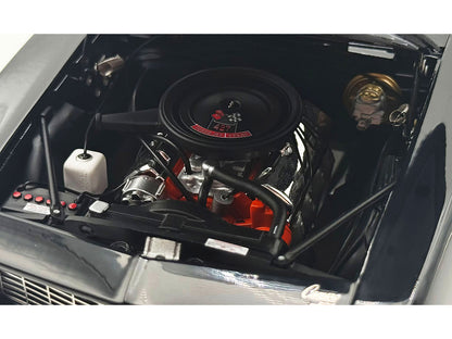 1969 Chevrolet COPO Camaro Tuxedo Black with Yellow Interior Limited Edition to 402 pieces Worldwide 1/18 Diecast Model Car