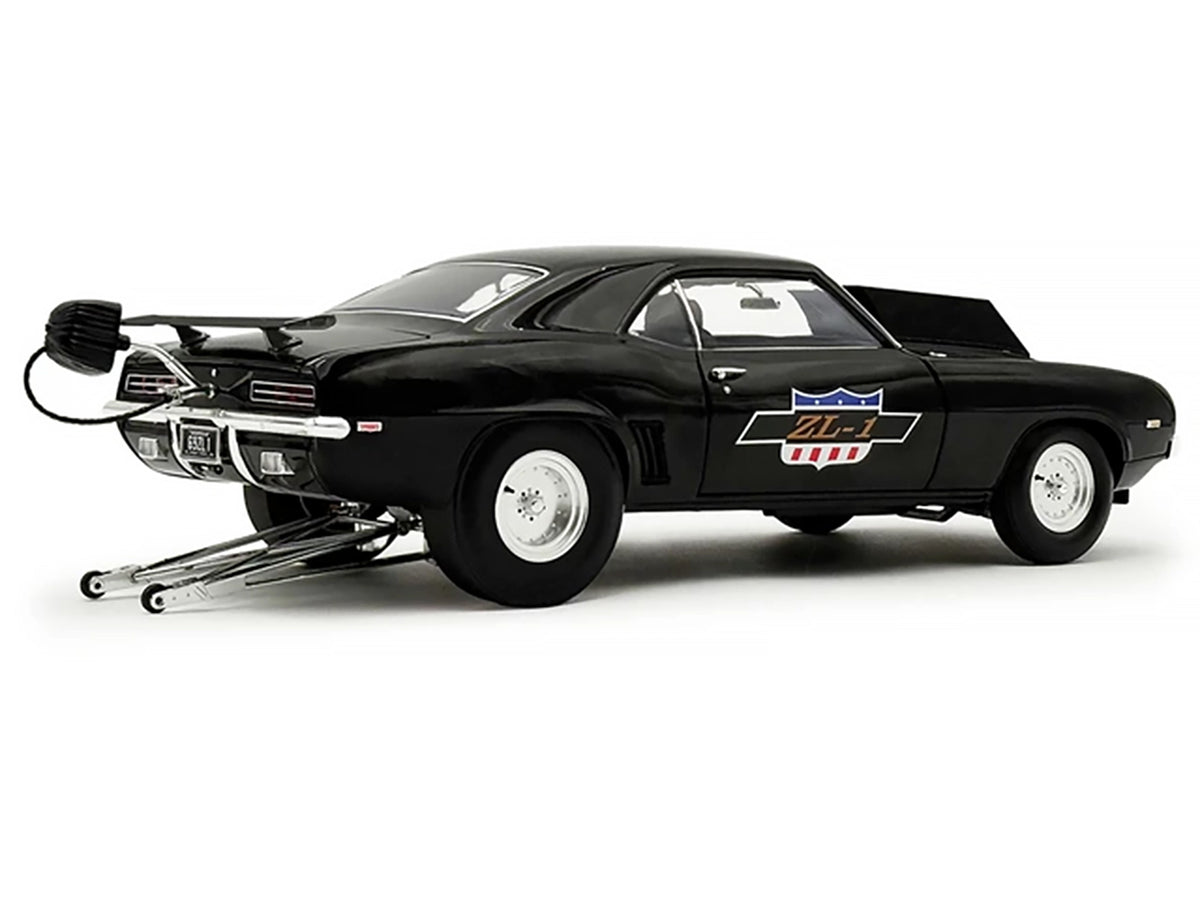 1969 Chevrolet Camaro ZL-1 "Drag Outlaws" Black Limited Edition to 372 pieces Worldwide 1/18 Diecast Model Car