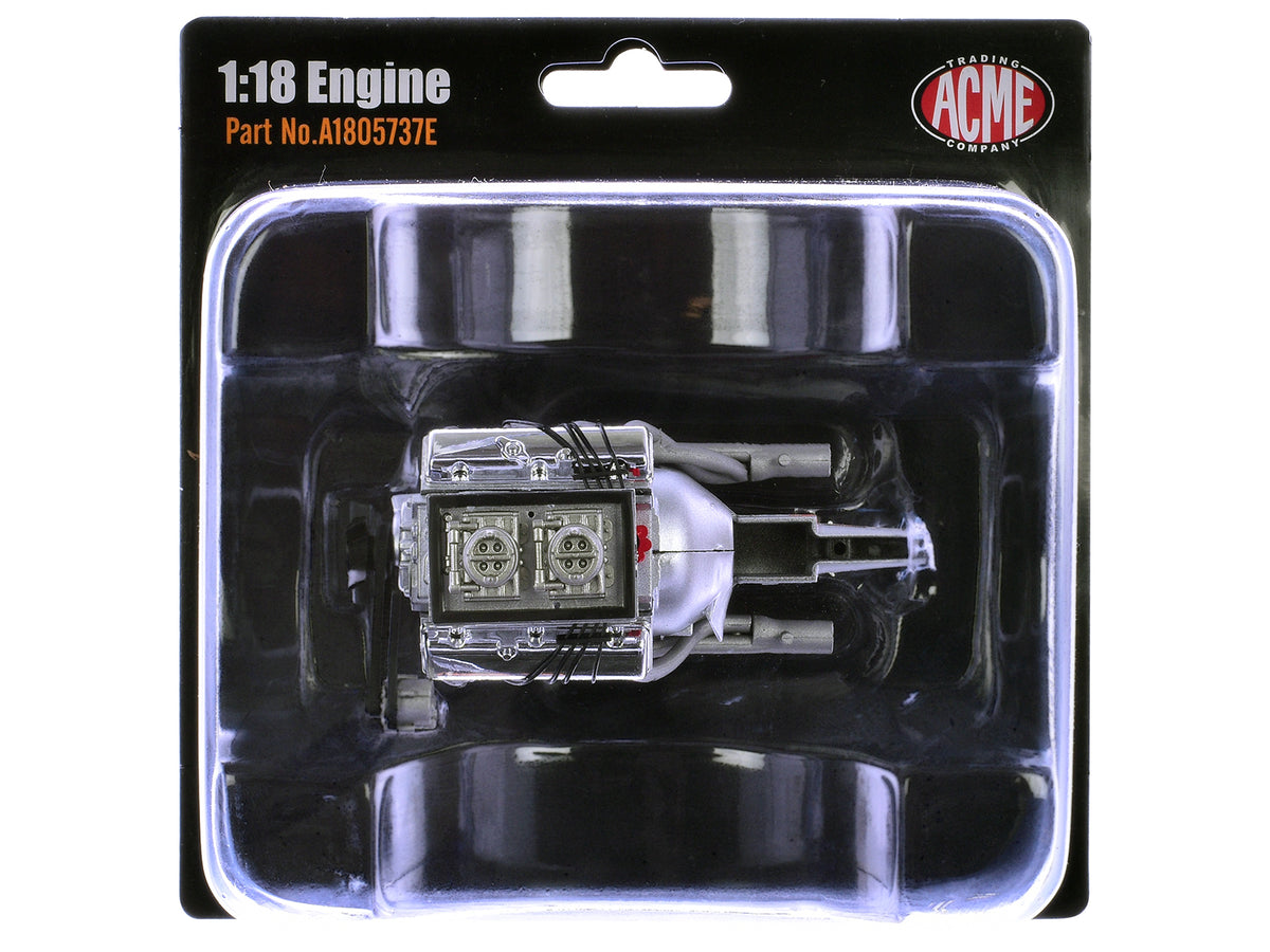 ZL-1 427 Engine and Transmission Replica from "1969 Chevrolet Camaro ZL-1" 1/18 Model
