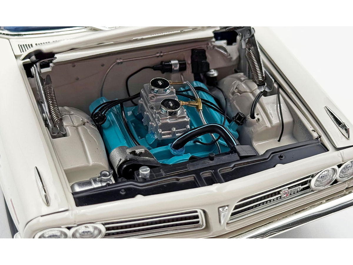 1963 Pontiac Tempest Super Duty "Wynn Engineering Co." White with Blue Interior Limited Edition to 315 pieces Worldwide 1/18 Diecast Model Car