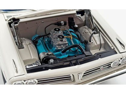 1963 Pontiac Tempest Super Duty "Wynn Engineering Co." White with Blue Interior Limited Edition to 315 pieces Worldwide 1/18 Diecast Model Car