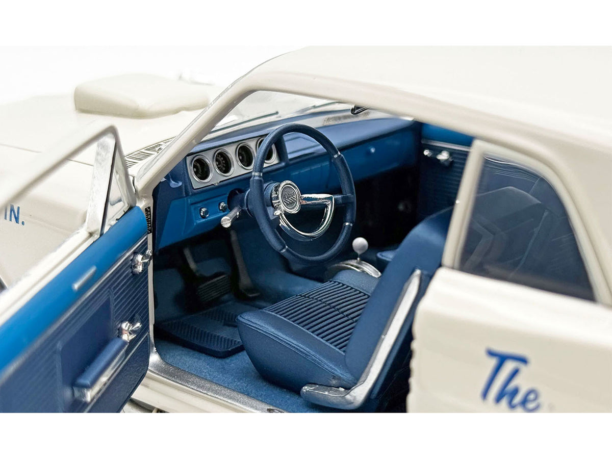 1963 Pontiac Tempest Super Duty "Wynn Engineering Co." White with Blue Interior Limited Edition to 315 pieces Worldwide 1/18 Diecast Model Car