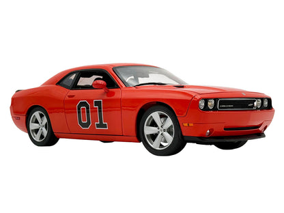 2010 Dodge Challenger SRT8 #01 "The General" Orange Limited Edition to 510 pieces Worldwide 1/18 Diecast Model Car