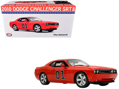 2010 Dodge Challenger SRT8 #01 "The General" Orange Limited Edition to 510 pieces Worldwide 1/18 Diecast Model Car