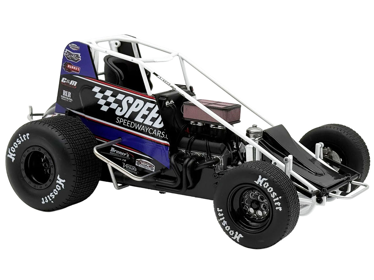 Winged Sprint Car #48 Danny Dietrich "Weikert's Livestock - Speedway Cars" Gary Kauffman Racing (2025) 1/18 Diecast Model Car