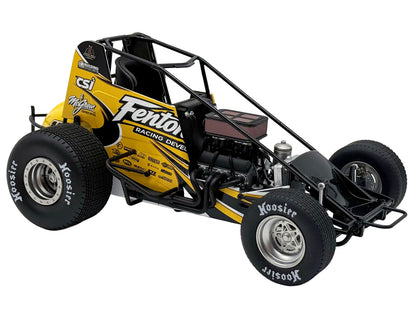 Winged Sprint Car #19 Brent Marks "Fenton Marks Racing" (2026) 1/18 Diecast Model Car