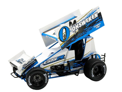 Winged Sprint Car #0 Glenn Styres "GSR Chassis - Ohsweken Speedway" (2026) 1/18 Diecast Model Car