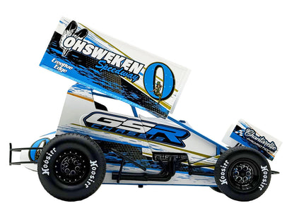 Winged Sprint Car #0 Glenn Styres "GSR Chassis - Ohsweken Speedway" (2026) 1/18 Diecast Model Car
