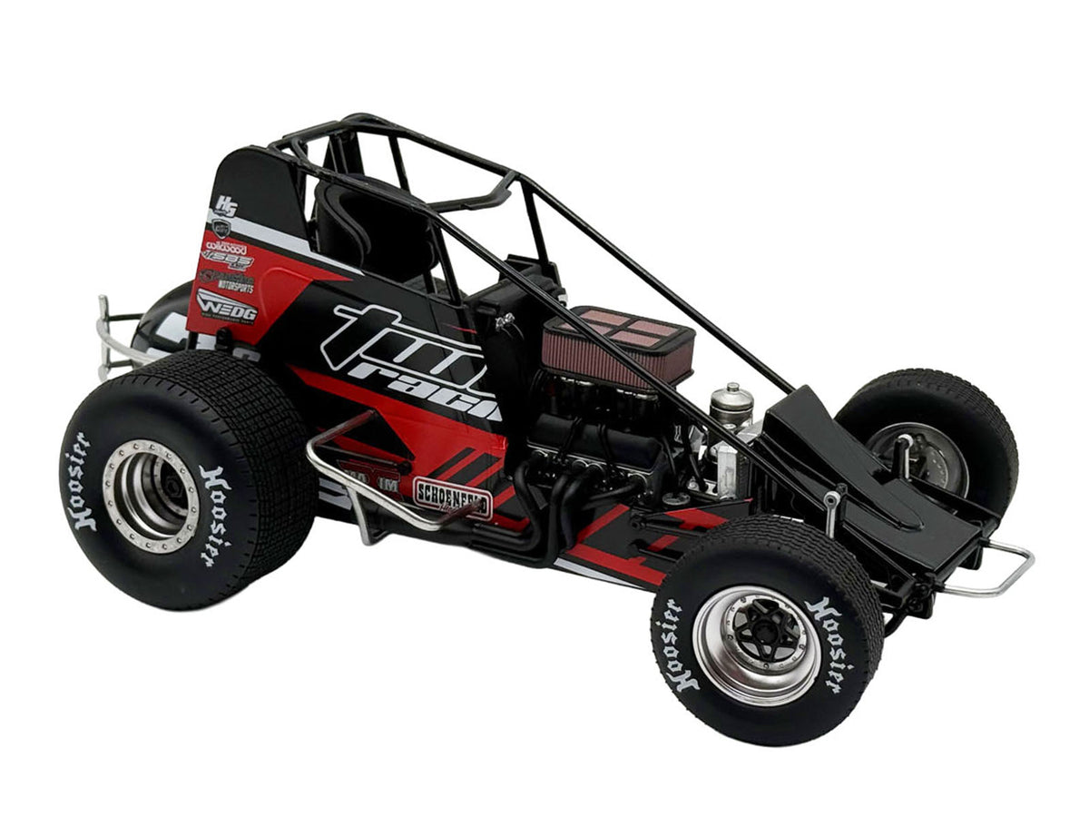 Winged Sprint Car #2C Cole Macedo "Two C Racing" (2026) 1/18 Diecast Model Car