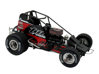 Winged Sprint Car #2C Cole Macedo "Two C Racing" (2026) 1/18 Diecast Model Car