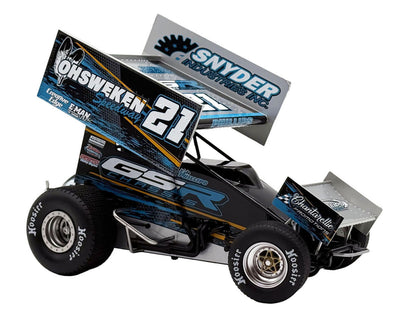 Winged Sprint Car #21 Kyle Phillips "GSR Chassis - Ohsweken Speedway" (2026) 1/18 Diecast Model Car