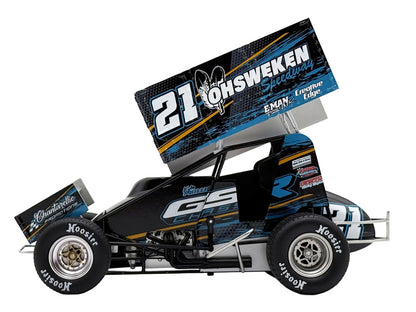 Winged Sprint Car #21 Kyle Phillips "GSR Chassis - Ohsweken Speedway" (2026) 1/18 Diecast Model Car