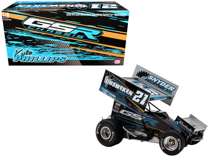 Winged Sprint Car #21 Kyle Phillips "GSR Chassis - Ohsweken Speedway" (2026) 1/18 Diecast Model Car