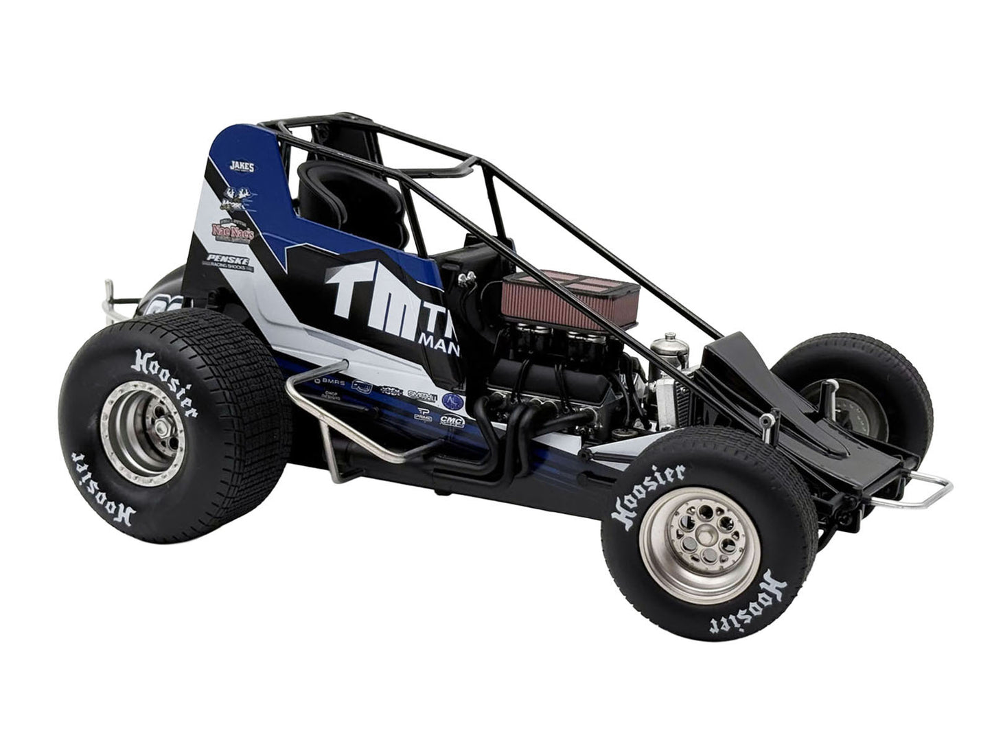 Winged Sprint Car #23 Chase Dietz "Treyco Manufacturing - Mountain Ridge Metals" (2026) 1/18 Diecast Model Car