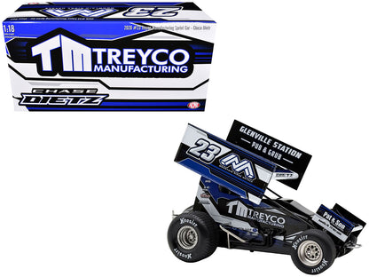 Winged Sprint Car #23 Chase Dietz "Treyco Manufacturing - Mountain Ridge Metals" (2026) 1/18 Diecast Model Car