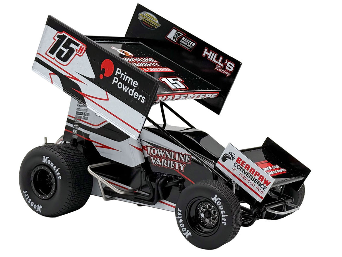 Winged Sprint Car #15H Sam Hafertepe "Townline Variety - Prime Powders" (2026) 1/18 Diecast Model Car