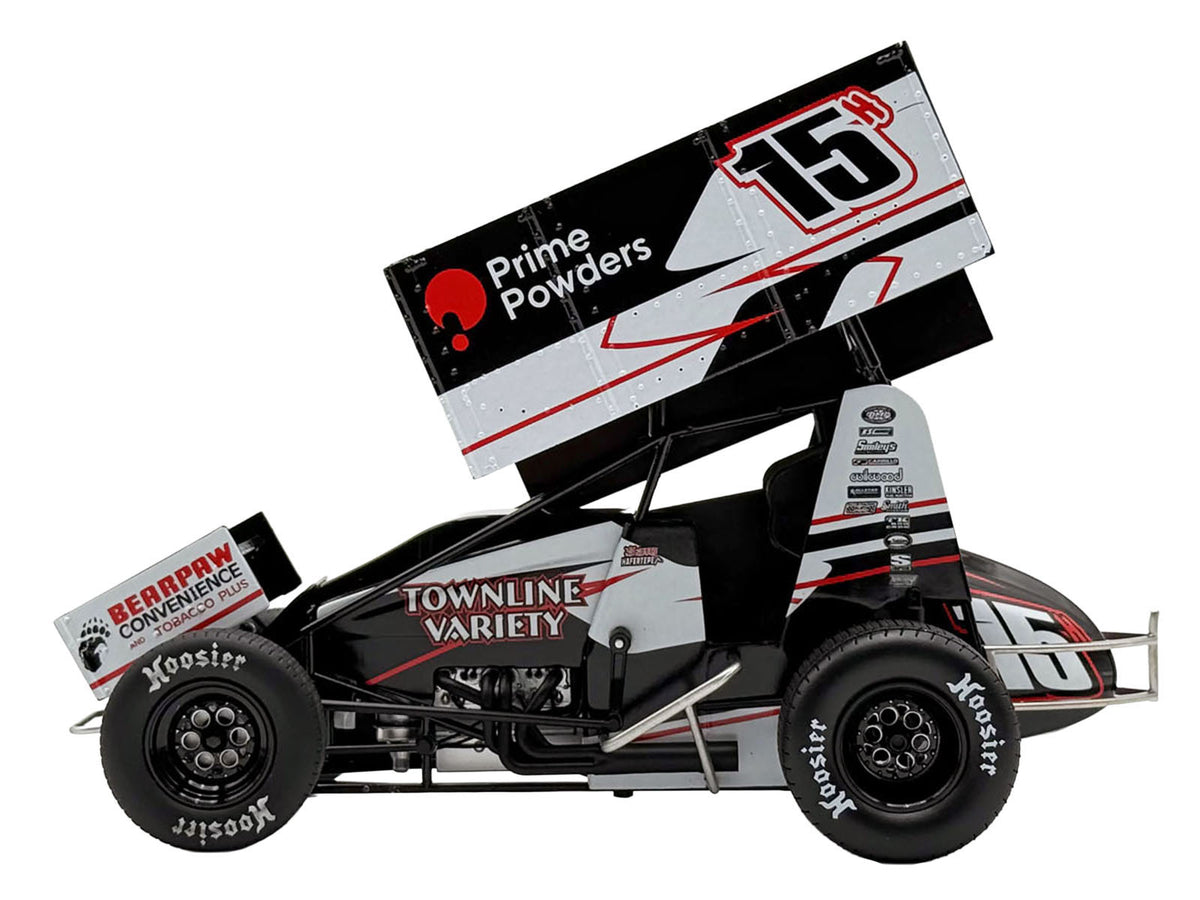 Winged Sprint Car #15H Sam Hafertepe "Townline Variety - Prime Powders" (2026) 1/18 Diecast Model Car