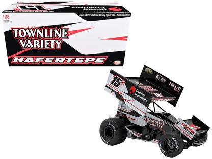 Winged Sprint Car #15H Sam Hafertepe "Townline Variety - Prime Powders" (2026) 1/18 Diecast Model Car