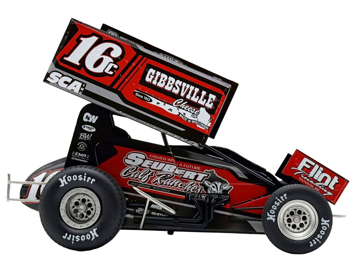 Winged Sprint Car #16C Scotty Thiel "Greg Wheeler Motorsports - Seubert Calf Ranches" (2026) 1/18 Diecast Model Car