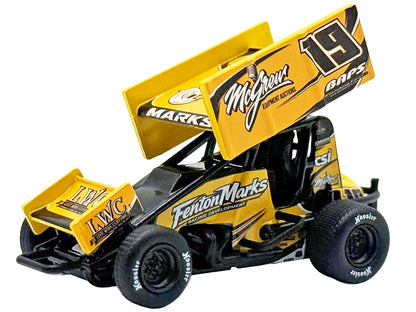 Winged Sprint Car #19 Brent Marks "Fenton Marks Racing" (2026) 1/50 Diecast Model Car