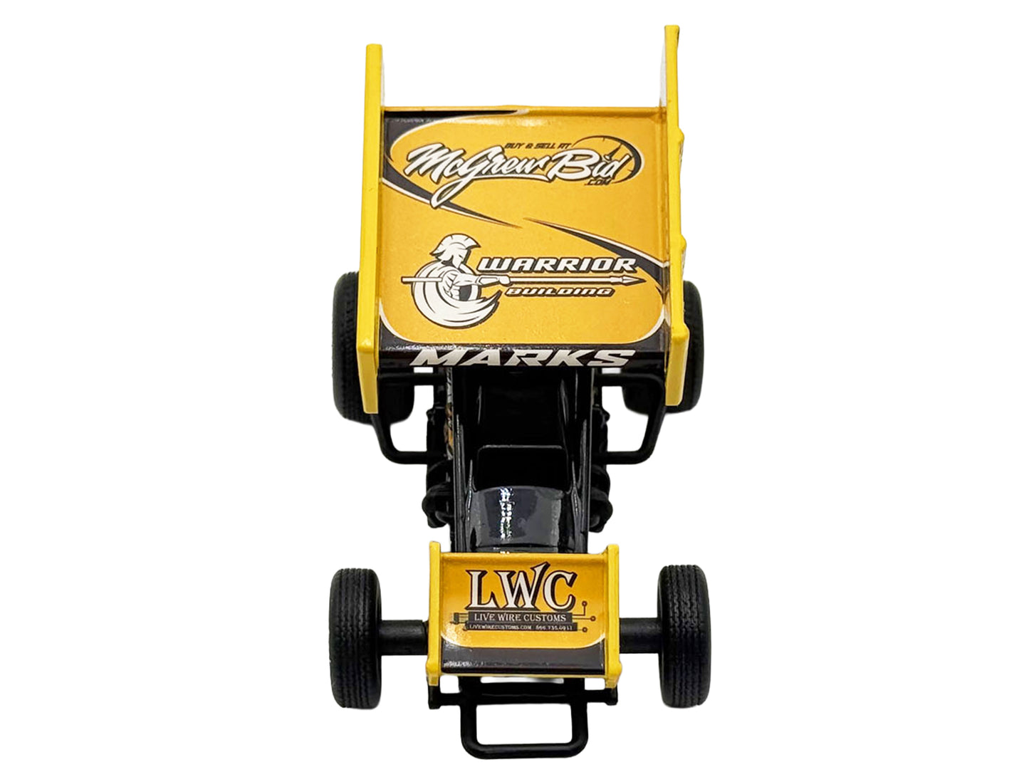 Winged Sprint Car #19 Brent Marks "Fenton Marks Racing" (2026) 1/50 Diecast Model Car