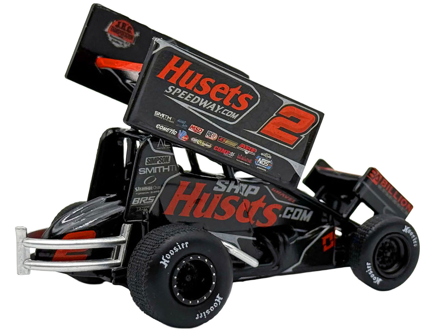 Winged Sprint Car #2 David Gravel "Husets Speedway - Big Game Motorsports" (2026) 1/50 Diecast Model Car