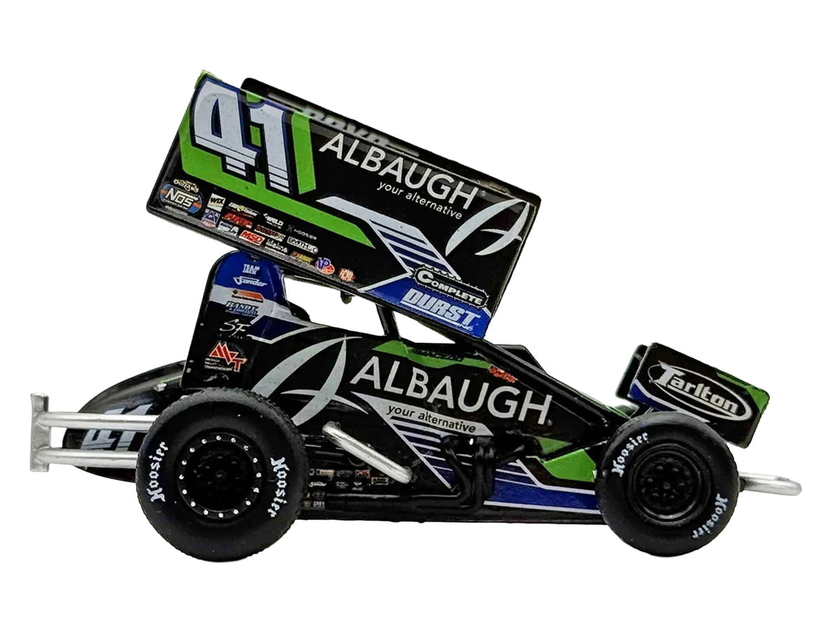 Winged Sprint Car #41 Carson Macedo "Albaugh" Jason Johnson Racing (2026) 1/50 Diecast Model Car