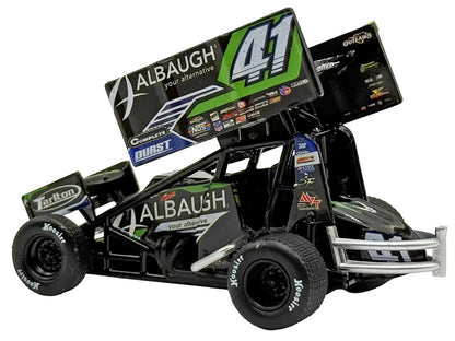 Winged Sprint Car #41 Carson Macedo "Albaugh" Jason Johnson Racing (2026) 1/50 Diecast Model Car