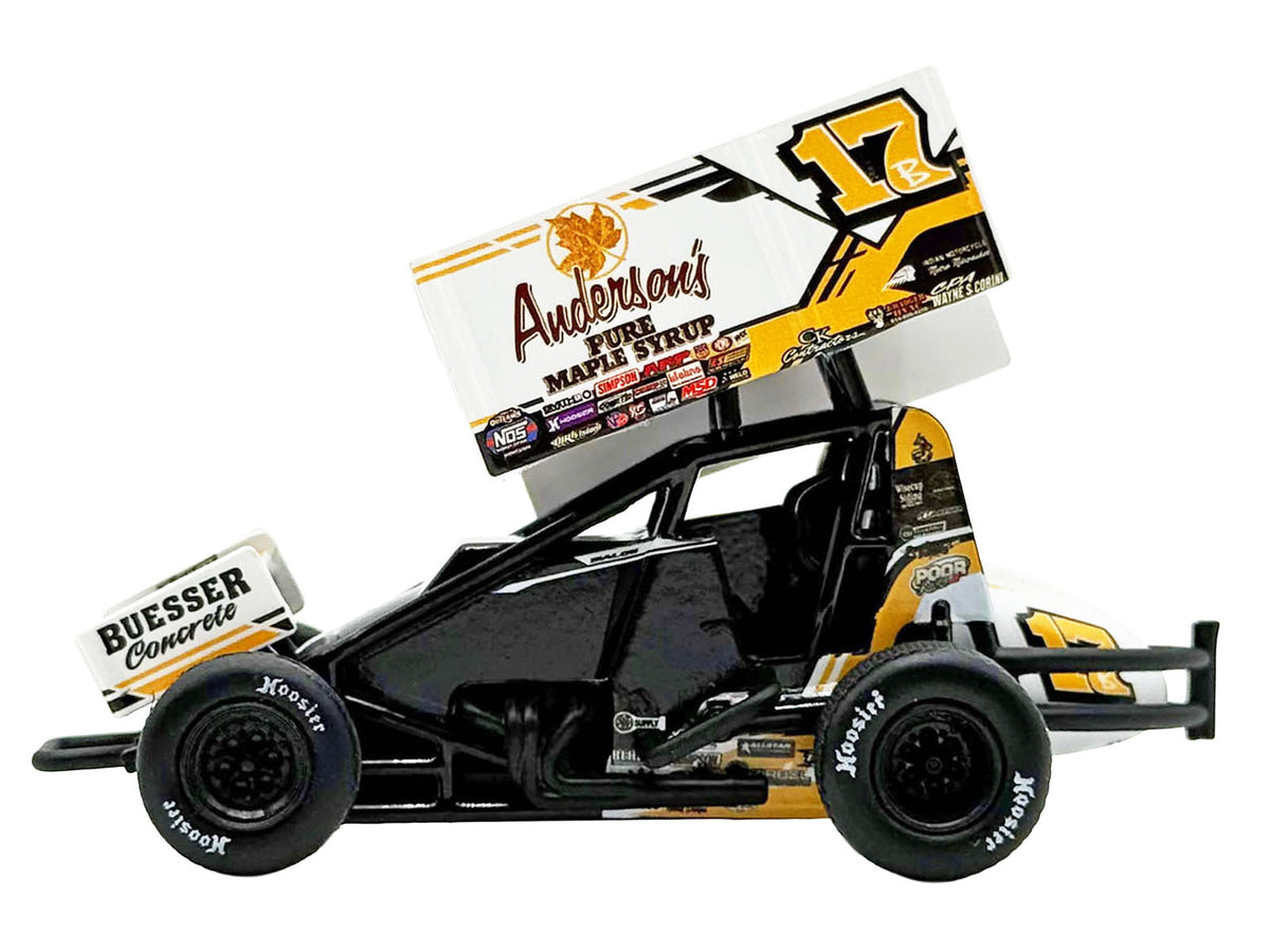 Winged Sprint Car #17B Bill Balog "Anderson's Pure Maple Syrup" (2026) 1/50 Diecast Model Car