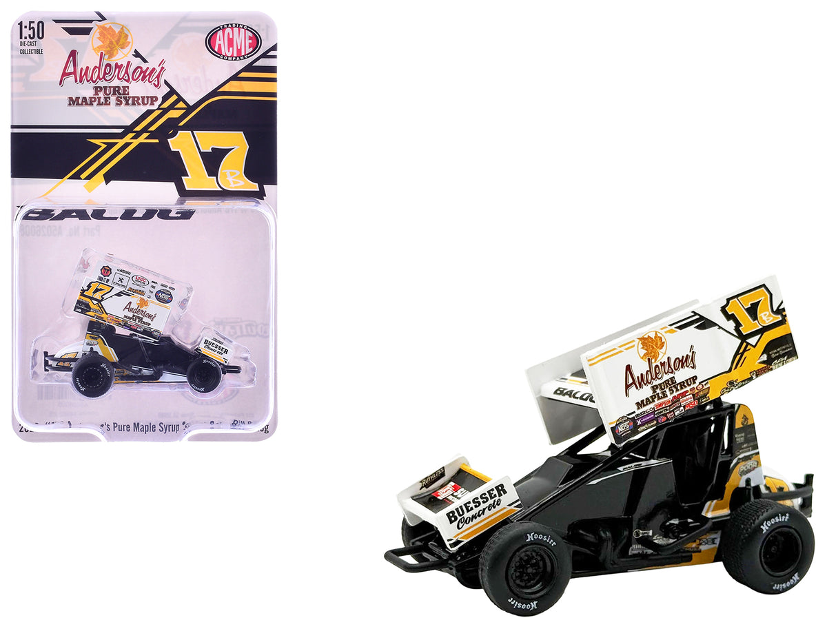 Winged Sprint Car #17B Bill Balog "Anderson's Pure Maple Syrup" (2026) 1/50 Diecast Model Car