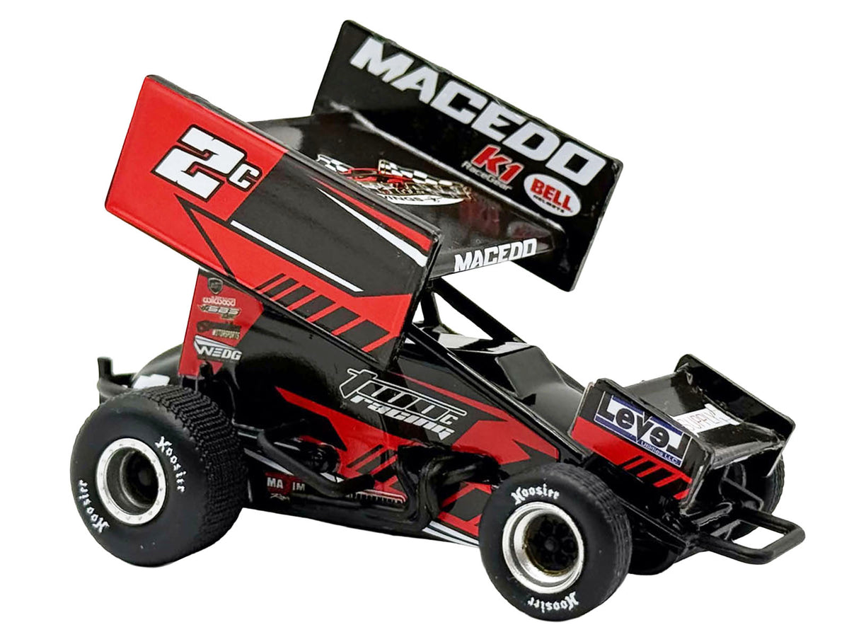 Winged Sprint Car #2C Cole Macedo "Two C Racing" (2026) 1/50 Diecast Model Car