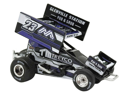 Winged Sprint Car #23 Chase Dietz "Treyco Manufacturing - Mountain Ridge Metals" (2026) 1/50 Diecast Model Car