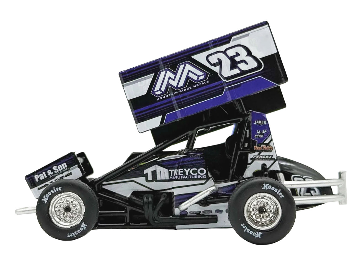 Winged Sprint Car #23 Chase Dietz "Treyco Manufacturing - Mountain Ridge Metals" (2026) 1/50 Diecast Model Car