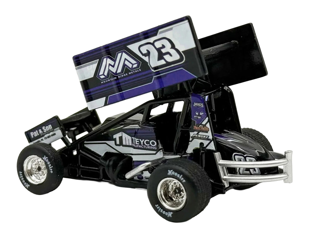 Winged Sprint Car #23 Chase Dietz "Treyco Manufacturing - Mountain Ridge Metals" (2026) 1/50 Diecast Model Car