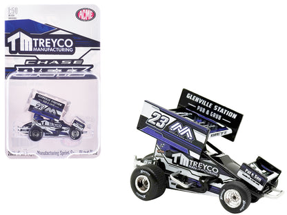 Winged Sprint Car #23 Chase Dietz "Treyco Manufacturing - Mountain Ridge Metals" (2026) 1/50 Diecast Model Car