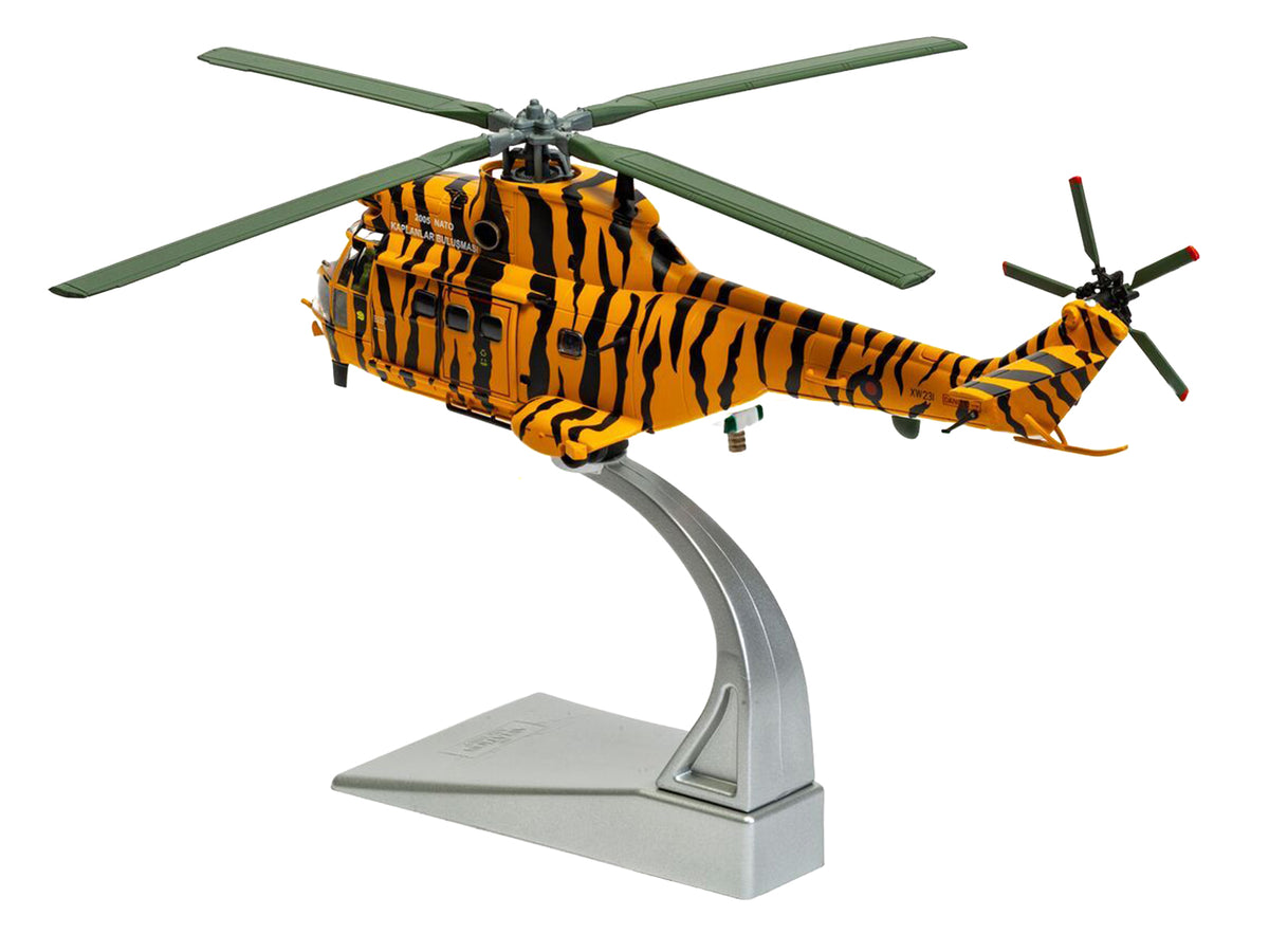 Westland Puma HC-1 Helicopter "No. 230 Squadron NATO Tiger Meet livery RIAT" (2005) Royal Air Force "The Aviation Archive" Series 1/72 Diecast Model