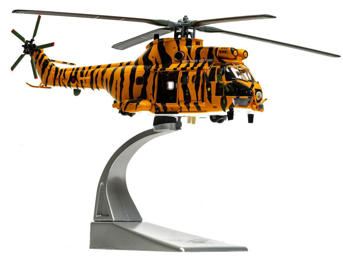 Westland Puma HC-1 Helicopter "No. 230 Squadron NATO Tiger Meet livery RIAT" (2005) Royal Air Force "The Aviation Archive" Series 1/72 Diecast Model