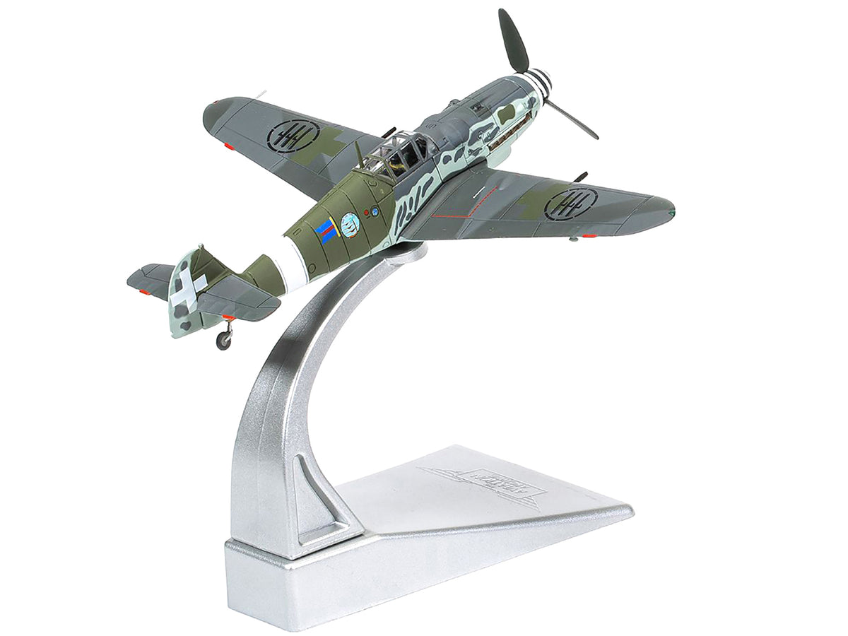 Messerschmitt Me109G-6 (Trop) Fighter Aircraft "Maggiore Antonio Vizzotto 150 Gruppo Gigi Tre Osei Regia Aeronautica Sicily" (July 1943) "The Aviation Archive" Series 1/72 Diecast Model
