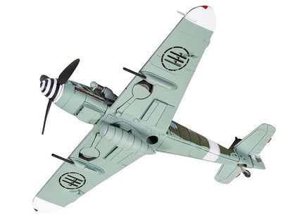 Messerschmitt Me109G-6 (Trop) Fighter Aircraft "Maggiore Antonio Vizzotto 150 Gruppo Gigi Tre Osei Regia Aeronautica Sicily" (July 1943) "The Aviation Archive" Series 1/72 Diecast Model