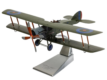 Bristol F-2B Fighter Aircraft "C4636 Devil-in-the-Dusk No. 39 Squadron" (1918) Royal Flying Corps "The Aviation Archive" Series 1/48 Diecast Model