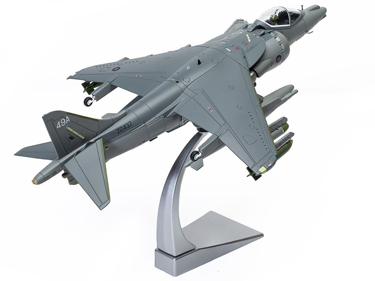 British Aerospace Harrier GR7A Aircraft "Michelle RAF No.1 Squadron Operation Herrick RAF Kandahar Afghanistan" (2007) Royal Air Force "The Aviation Archive" Series 1/48 Diecast Model