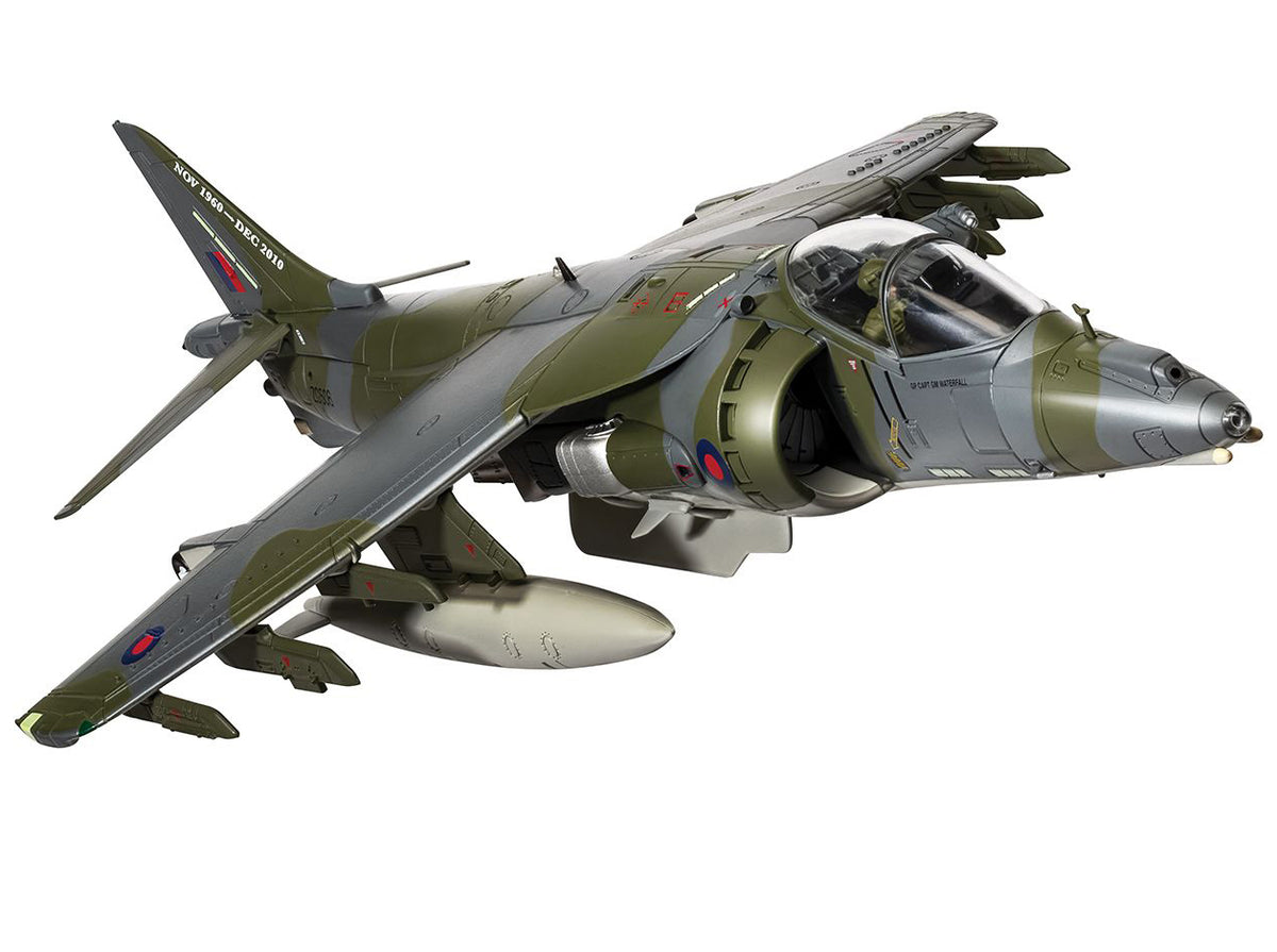 British Aerospace Harrier GR9A Aircraft "ZG506/P77 Ninja 1 RAF Cottesmore Final Flight Retirement Scheme" (2010) Royal Air Force "The Aviation Archive" Series 1/48 Diecast Model