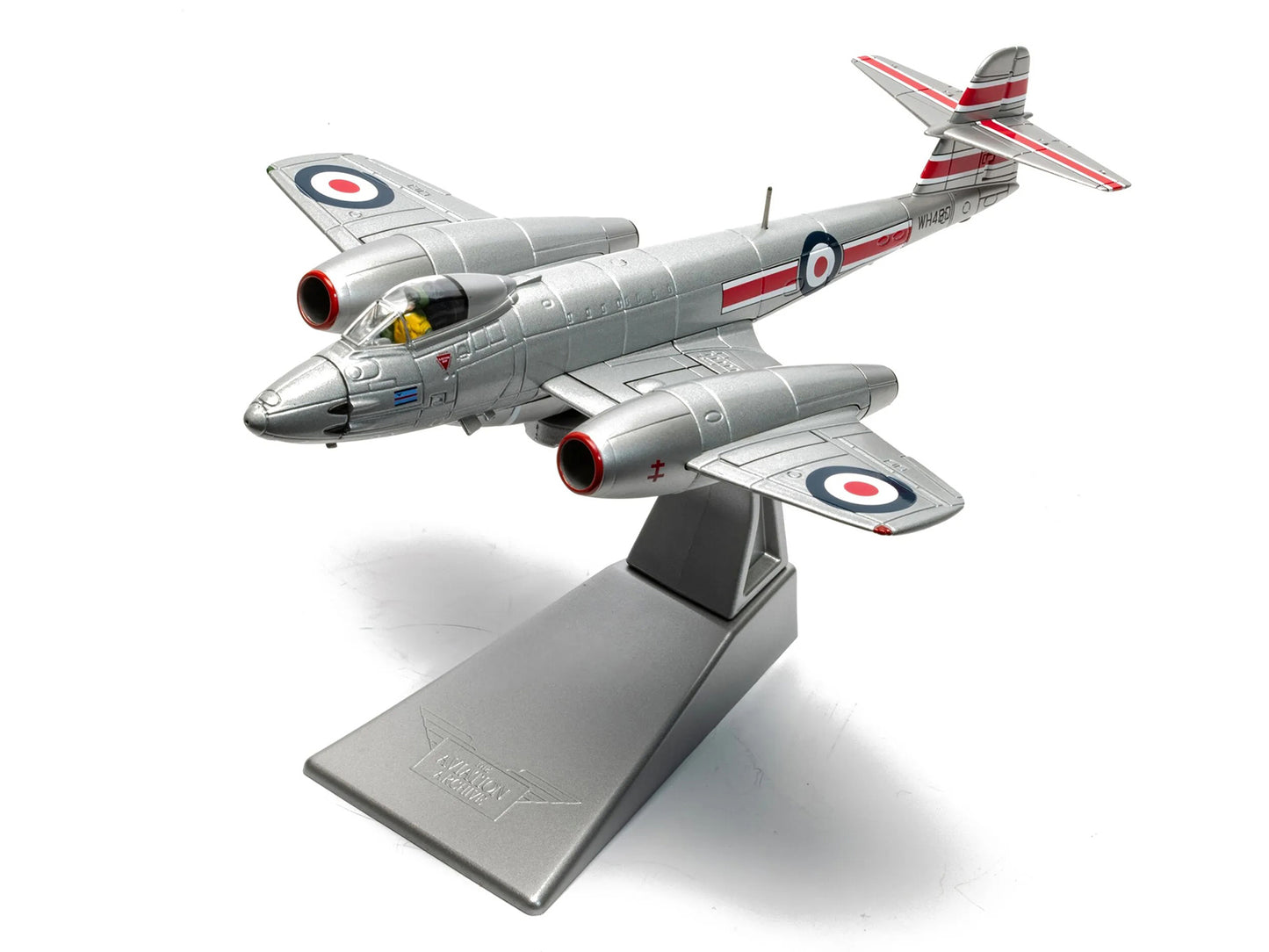 Gloster Meteor F.8 Aircraft "WH480/M Sqn Ldr John ‘Dusty’ Miller DFC No.41 Squadron Biggin Hill" (1951) Royal Air Force "The Aviation Archive" Series 1/72 Diecast Model Car