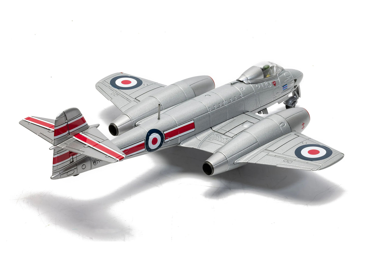 Gloster Meteor F.8 Aircraft "WH480/M Sqn Ldr John ‘Dusty’ Miller DFC No.41 Squadron Biggin Hill" (1951) Royal Air Force "The Aviation Archive" Series 1/72 Diecast Model Car