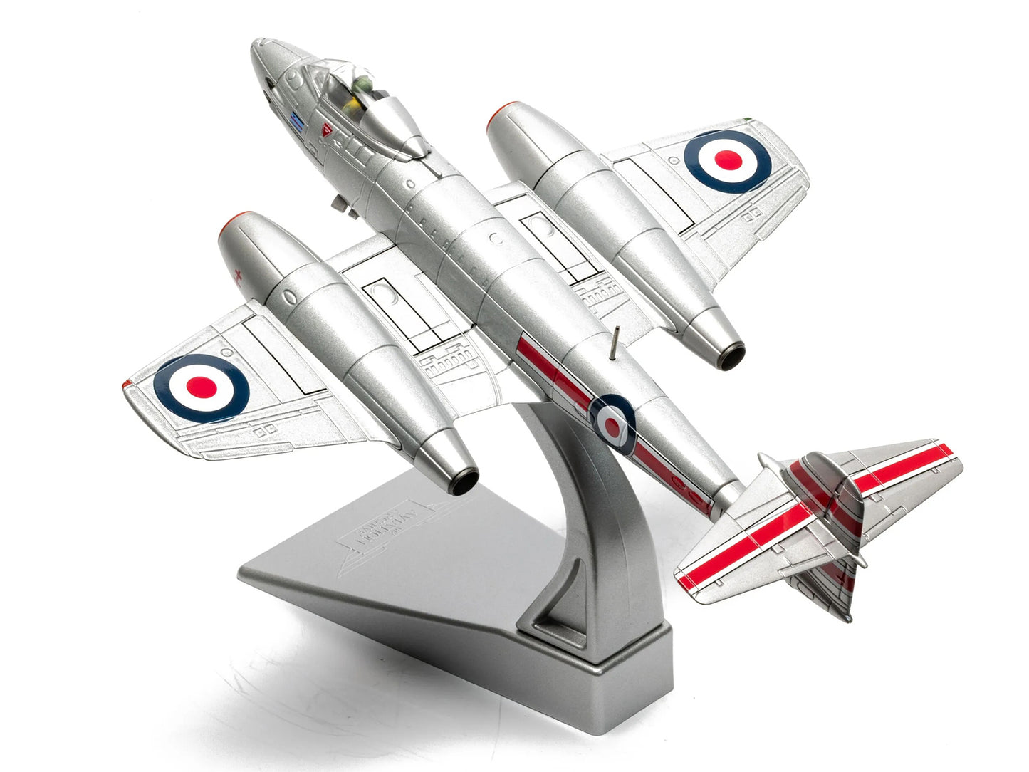 Gloster Meteor F.8 Aircraft "WH480/M Sqn Ldr John ‘Dusty’ Miller DFC No.41 Squadron Biggin Hill" (1951) Royal Air Force "The Aviation Archive" Series 1/72 Diecast Model Car