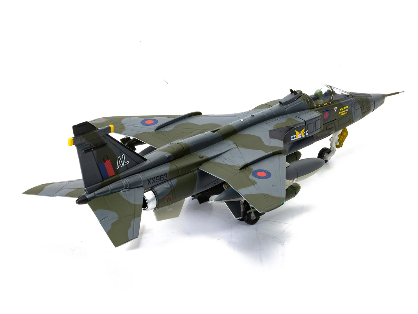 SEPECAT Jaguar GR.1 Aircraft "XX963/AL No.14 Squadron RAF Germany Bruggen" (1976) Royal Air Force "The Aviation Archive" Series 1/72 Diecast Model Car