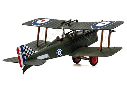Royal Aircraft Factory SE5a Biplane Aircraft "D6864 Major Keith Logan Caldwell No. 74 Squadron Clairmarais South Aerodrome" (1918) Royal Air Force "The Aviation Archive" Series 1/48 Diecast Model