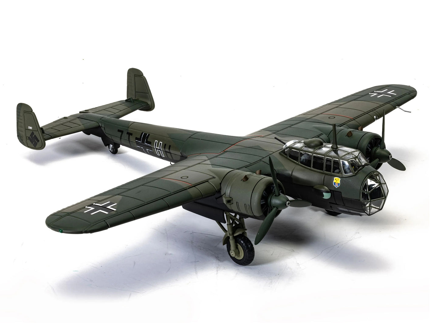 Dornier Do 17Z-5 Aircraft "7T+HH W.Nr.2787 KGR.606 Lannion France" (1940) German Luftwaffe "The Aviation Archive" Series 1/72 Diecast Model Car
