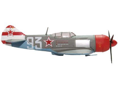 Lavochkin LA7 Fighter Plane Sergei Federovich Dolgushin 156th Fighter Regiment (1945) "Oxford Aviation" Series 1/72 Diecast Model Airplane